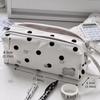 Large Capacity Makeup Bag Polka Dot Print Pencil Case Korean Style Jewelry Pouch  Gift