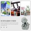 Premium Handcrafted Monk Statue Desktop Decor Dainty Detailed Smooth Finish Wear-Resistant Home Office Dorm Decoration Exquisite
