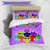 3pcs SPRUNKI3 Design Cover Set - HD Printed Bedding with 1 Cover and 2 Pillowcases - Perfect for Home and Dorm Decor