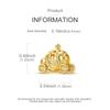925 Silver Golden Pumpkin Cart Heart-Shaped Flower Puppy Charms Beads For Women Fit Bracelet DIY Jewelry Gifts
