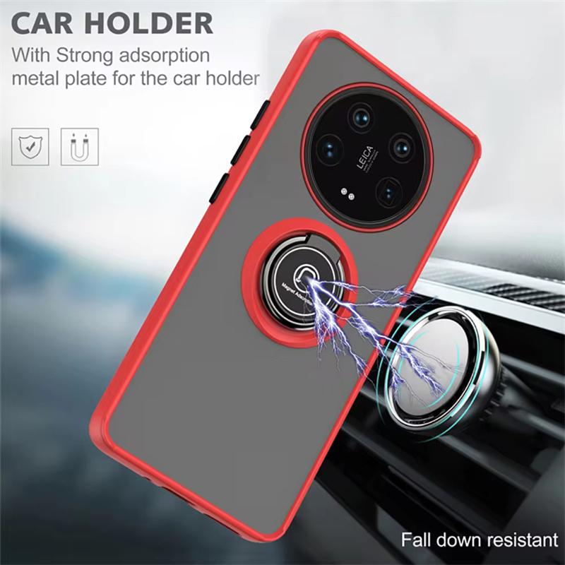 Magnetic Phone Case For Xiaomi mi 14 13T 13 Ultra Pro 11 Lite Shockproof Ring Holder Cases For Xiaomi 12T 12S 12 11T 10T Cover