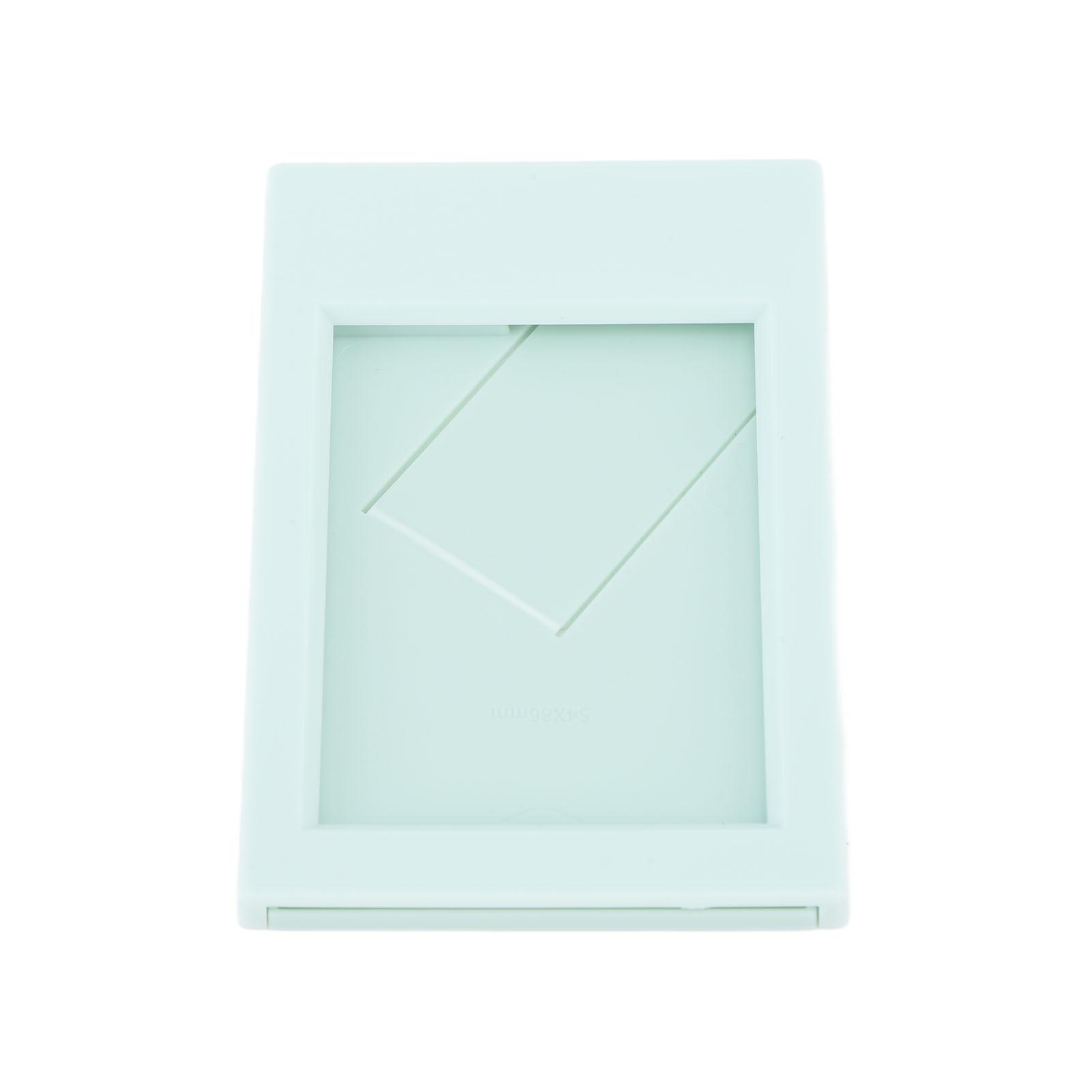 

3-дюймовая мини-фоторамка, напольная фоторамка, многофункциональная пластиковая картотека, держатель для купюр мятно-зеленого цвета