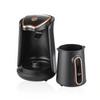 Turkish Coffee Pot & Tea Maker: High-Temp Resistant, Milk Heater, Visible Kettle, Euro-American Standard