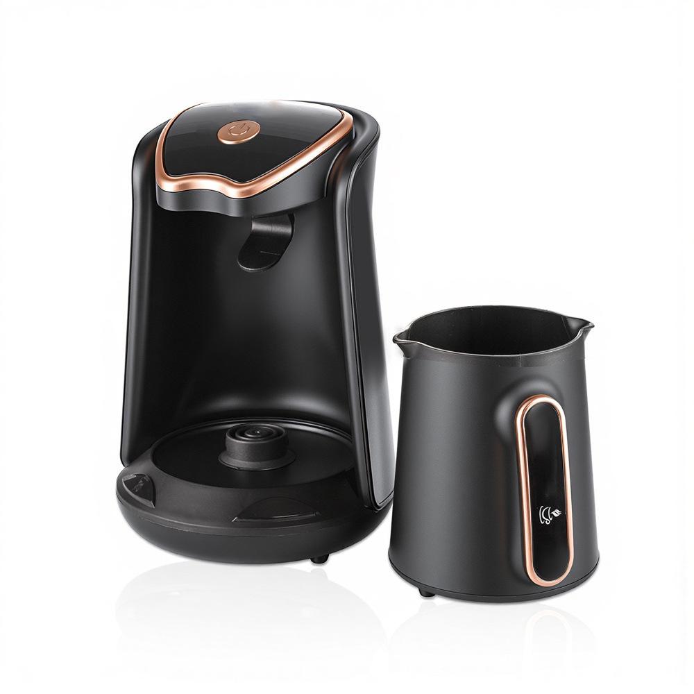 Turkish Coffee Pot & Tea Maker: High-Temp Resistant, Milk Heater, Visible Kettle, Euro-American Standard