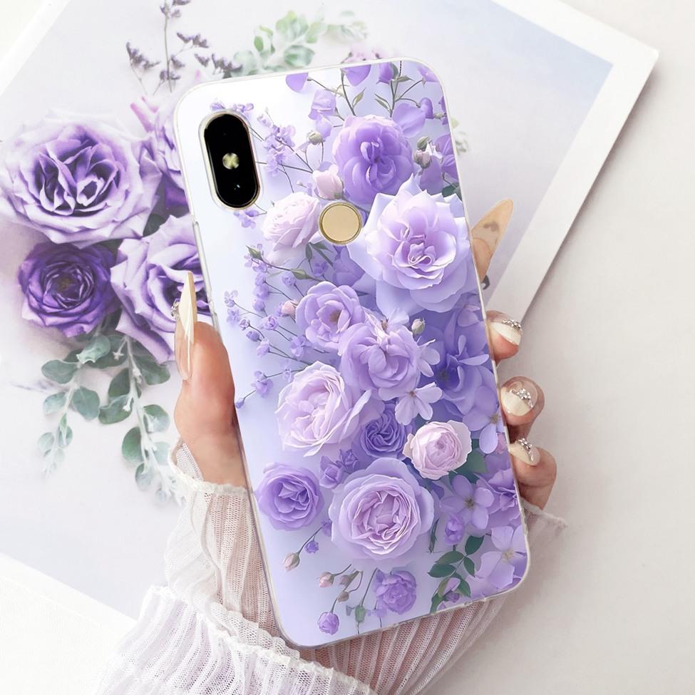 Cover For Redmi S2 Case Y2 Transparent Cute Cat Fashion Butterfly Funny Painted Casing For Redmi Y2 M1803E6G M1803E6H M1803E6I