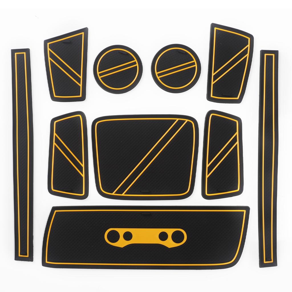 Smabee Gate Slot Cup Pad for Hyundai Casper 2024 2024 Anti-Slip Door Groove Mat Non-Slip Mats Interior Accessories Coaster