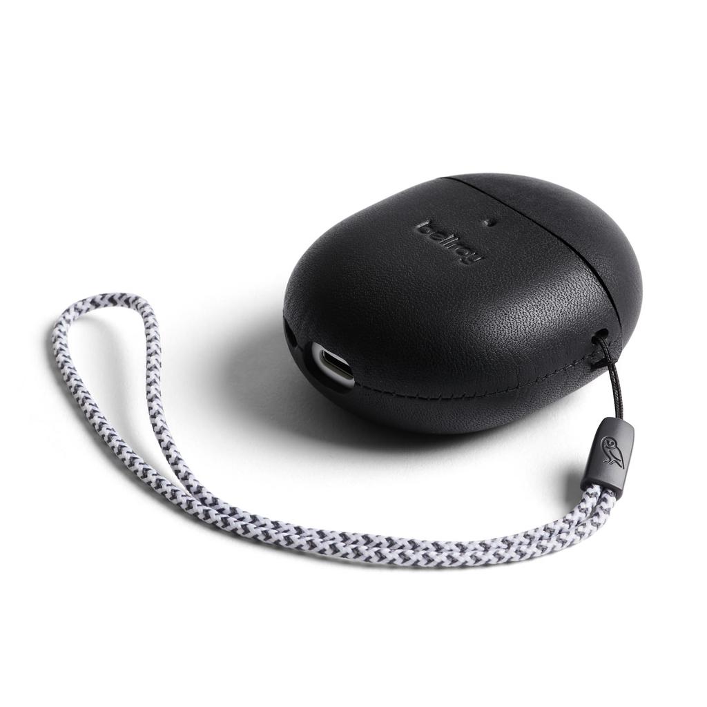 Bellroy Leather Pixel Buds Pro Jacket - Google Pixel Buds Pro 2 Case - Black