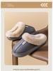 Women's & Men's Non-Slip Waterproof Cotton Slippers: Silent, Thick-Soled, Wear-Resistant Footwear for Home and Confinement Couples.