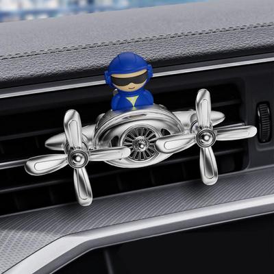 Car Diffuser Vent Clip Pilot Shape Design SUV Long Lasting Car Aromatherapy Fragrance Perfume Diffuser For Air Freshener