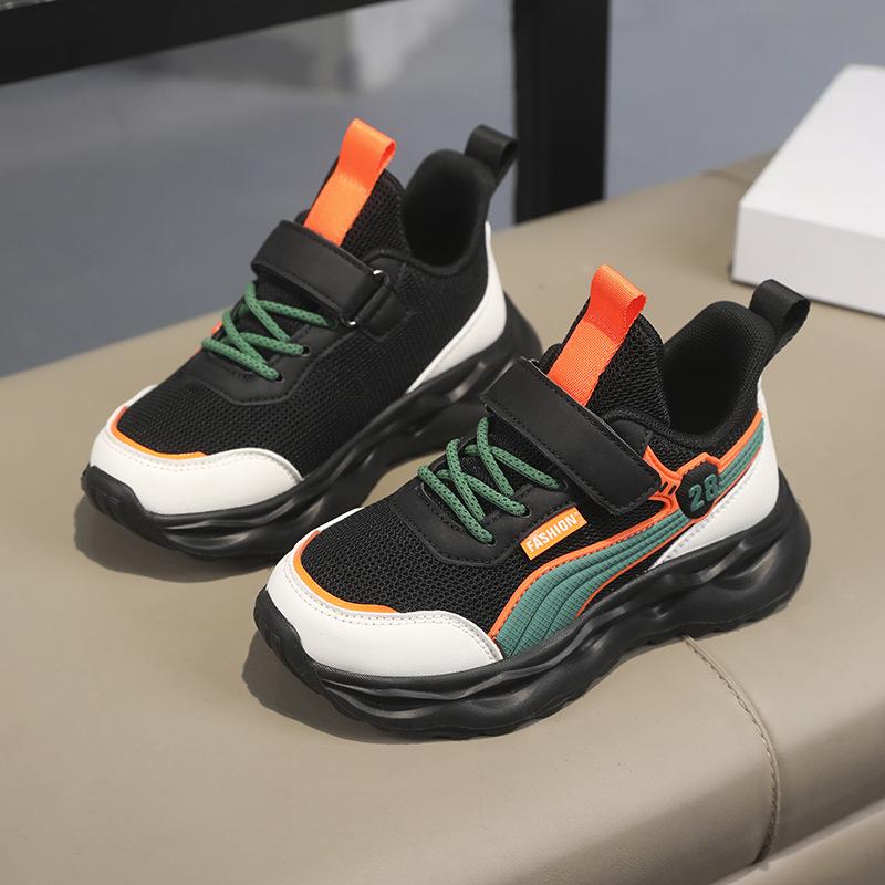 Children's Breathable Mesh Sports Classmates 2025 Spring and Autumn New Boys' Sports Shoes and Girls' Lightweight Running Shoes