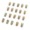20 Pcs Brake Line Nuts Fittings M10 X 1mm Metric Brake Line Invert Flare Fittings For 3/16 Inch Brake Line Tube