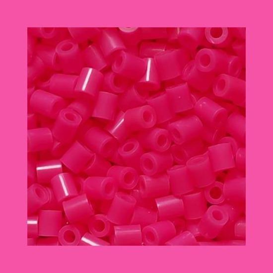Rosa Farbe 5mm Perlen 1000 Stück Pixel Art Hama Perlen für Kinder Bügelperlen DIY Puzzles Geschenk Kinderspielzeug