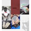 Mens Low-Cut Basketball Shoes Practice Performance Lightweight Breathable PU Mesh Sneakers