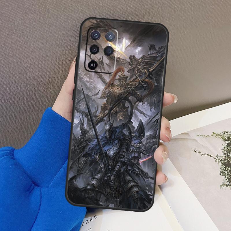 Game Dark Souls Case For Oppo A77 A57 A17 A60 A80 A40 A74 A54 A94 A78 A98 A18 A38 A58 A96 A76 A16 A15 A5 Pro