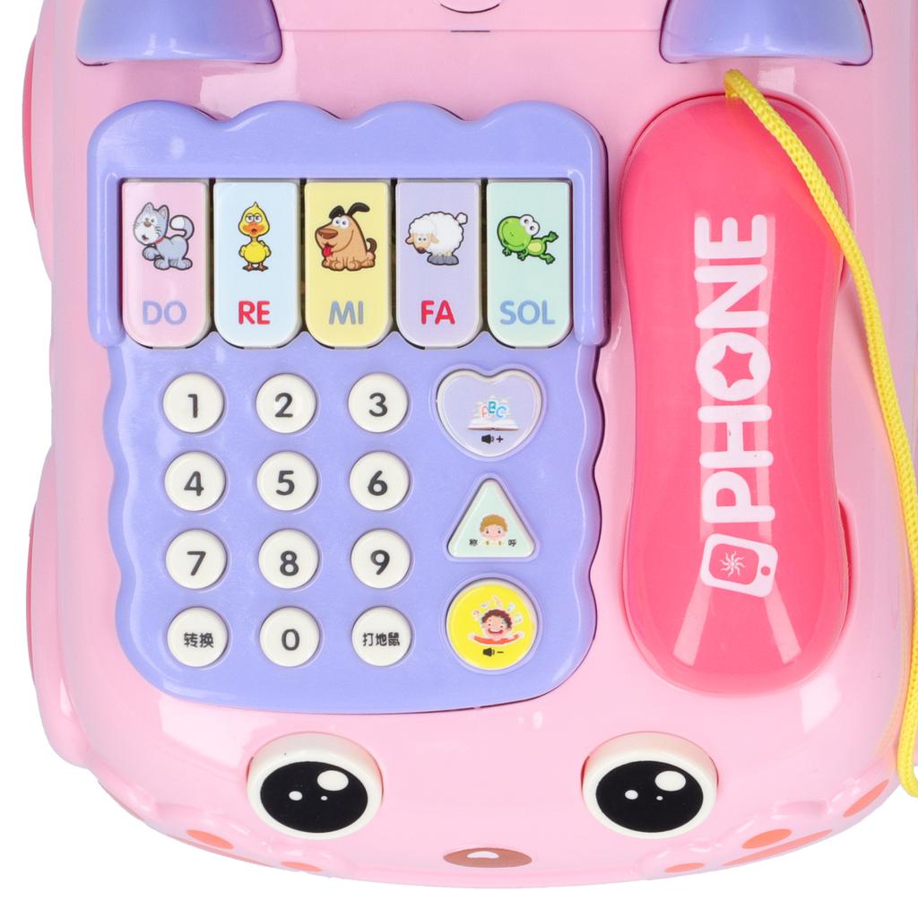 Children Telephone Toy Educational Simulation Telephone Toy with Light Music Effect