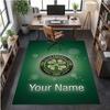 Crystal Velvet Rug Celtic FC Print Custom Name Text Floor Mat Home Decor