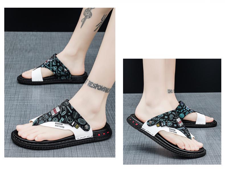 Men's Summer Dual-Use Non-Slip Korean Style Casual Beach Sandals