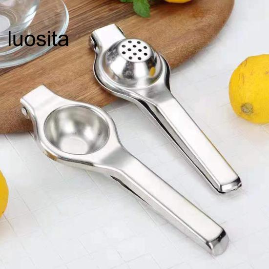 Manual Lemon Juicer, Fruit Squeezer, Comfortable Grip, Stainless Steel, Easy To Clean, Seedless Lemon Squeezer