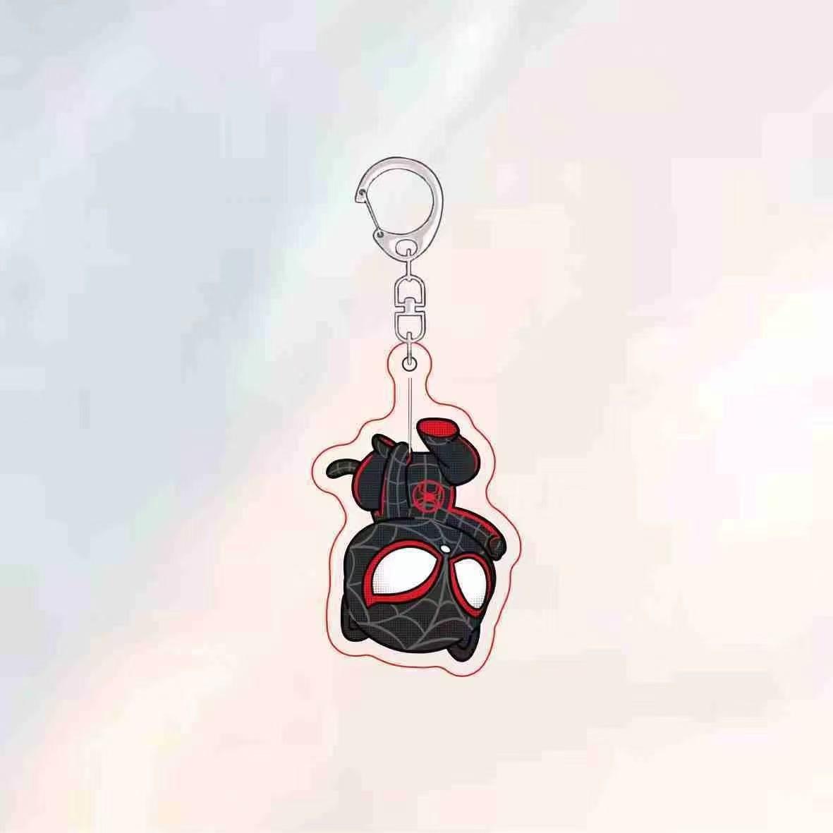 Spider-Man Multiverse Gwen & Miles Keychain Backpack Pendant Gift