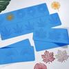Reusable Silicone Mold for Fondant with Flower Leaf Patterns for Cake Lace Mat DIY Craft Decoration Tool