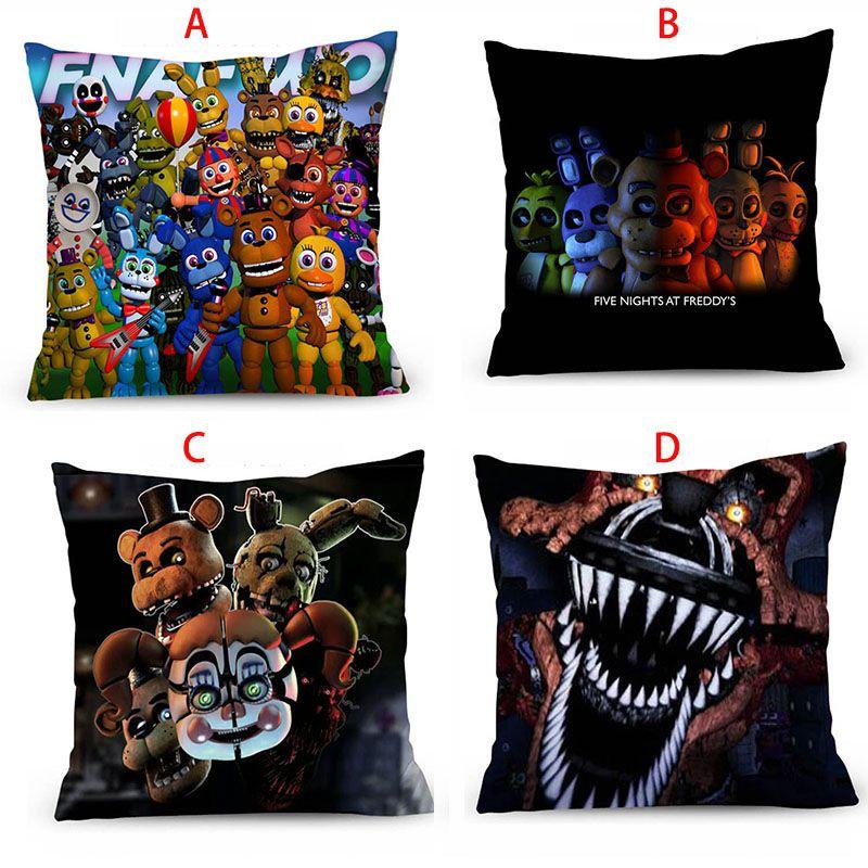 Nights Comfortable Five At Freddys Home Decorative Pillow Cover Fnaf Pillow Case