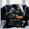 Harry Potter and the Deathly Hallows Part 2 Movie Poster PrintPrint Blanket, Soft Blanket For Sofa Office Bed And Travelling Daughter Birthd