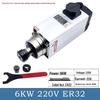 Changsheng Vzduchem chlazený gravírovací vřetenový motor - 1,5 kW až 7,5 kW