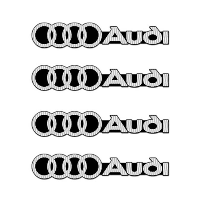3D Aluminum Car nlux7o Logo Speaker Emblem Badge Sticker For  nlux7 A3 A4 A5 A6 A7 A1 Q2 Q4 Q3 Q5 Q7 Q8 S3 S4 S5 S6 TT Accessories