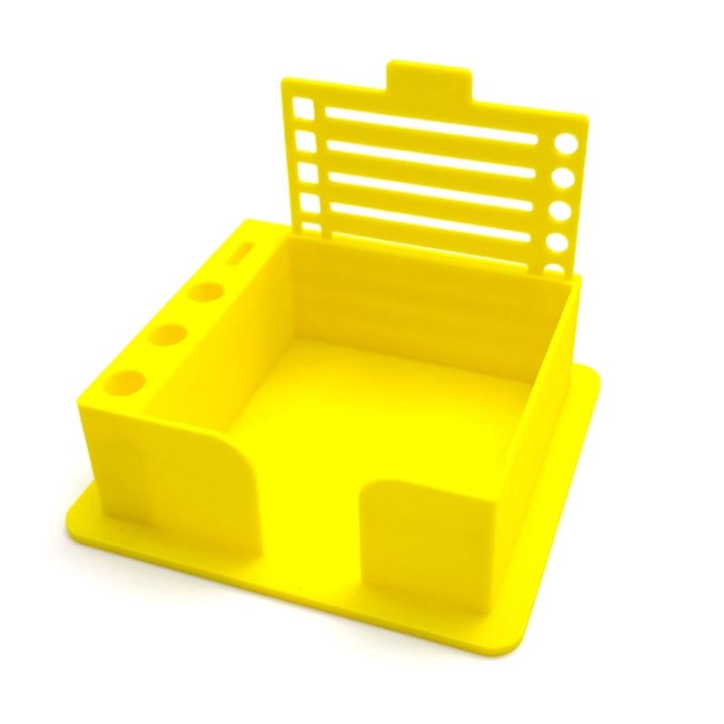 Space Saving Desk Tray Note Templates Hold Box For Notes Pens Office Supplies