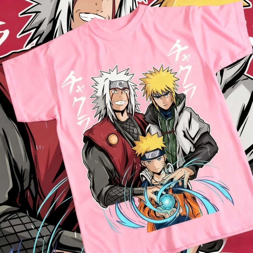 Летняя футболка Наруто Расенган 2026 Итачи Учиха Джирайя Аниме Манга Стиль Рубашка Стиль Рубашки Все Размеры Анимация Авторизованная 4XL