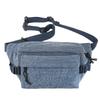 Washed Denim Bag, Light Casual Men's Bag, Sports Slanted Shoulder Bag, Sports Fashion Cycling Bag, Trendy Breast Bag