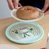 Anti-scalding Coaster Heat Insulation Pot Pad Christmas Woven Cotton Placemat  Table Decoration