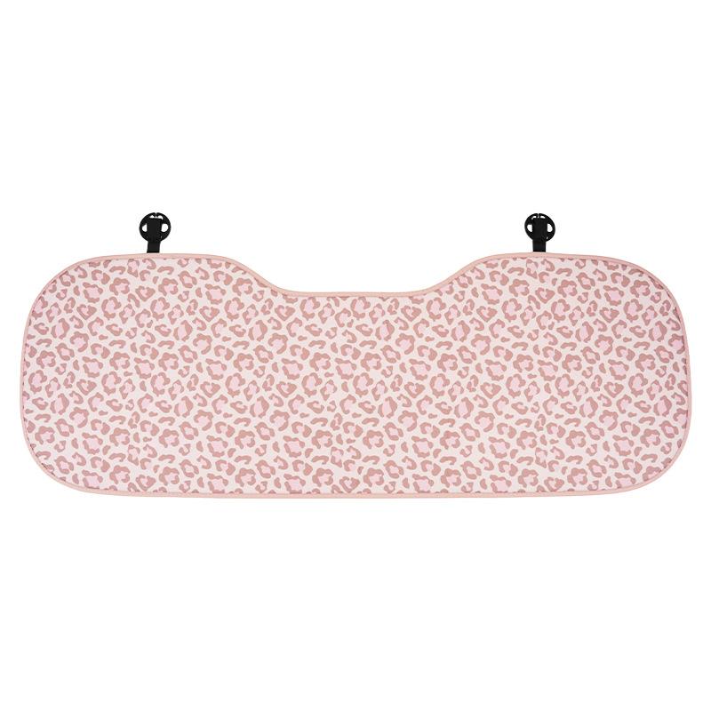 New car seat cushion leopard print cat four seasons universal car seat cushion linen breathable and comfortable car seat cover