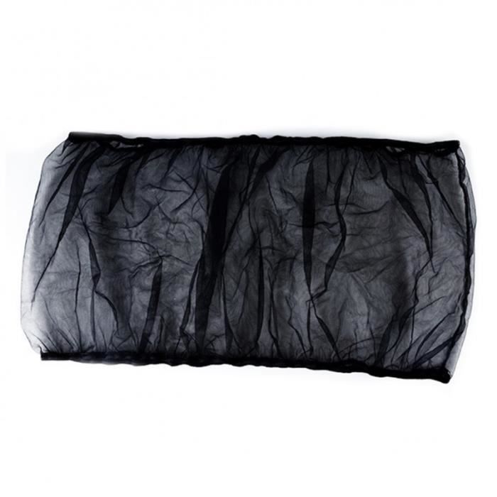 Housse pour Cage Oiseaux - Universelle - Maille Respirante - Protection - Noir - 106cm-212cm