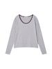 SIO Cozy Stripe Long Sleeve [Purple]