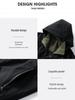 Men's Trendy Hooded Workwear Jacket - Versatile Spring Windbreaker Coat