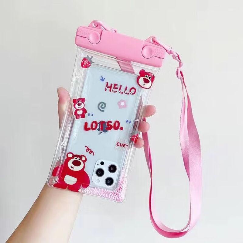 Waterproof Phone Pouch with Airbag and Adjustable Lanyard