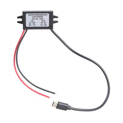 12V 24V Step Down Converters USB Type C 5V3A Charging Module For Automotive Electronics And Mobile Devices