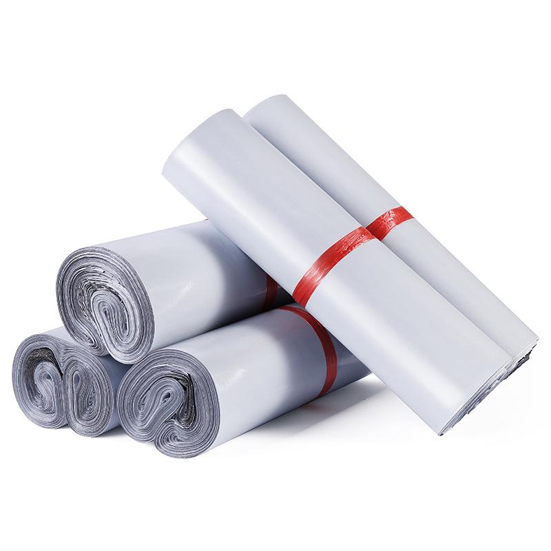 Thick White Waterproof Small Express Bags for Clothing
