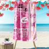 Pink Panther Print Beach Towel, Large Soft Quick Dry Towel for Beach Camping Swimming