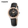 Lenomasigye Re2004L_Bk Moonphase Women'S Leather Watch_Black