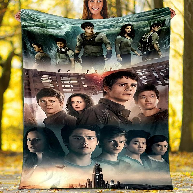 Newt Thomas in The Maze Runner bedruckte Decke – leicht, weich, warm;Vielseitige Decke für alle Jahreszeiten – perfekt als Klimadecke, Nickerchen-Bl 80cmx120cm gray