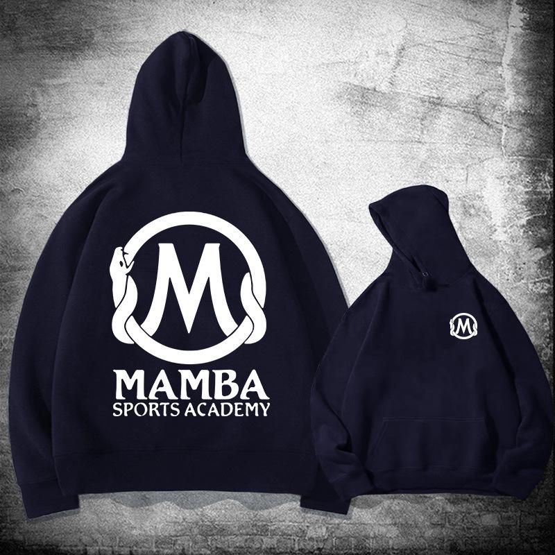 Kobe Mamba hooded sweater autumn and winter youth student trendy brand loose shoulder hoodie jacket