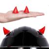 Helm Kurze Teufel Hörner Dekoration Aufkleber Motorrad Fahrradhelm Styling Kopfbedeckung Dekoration Sticke Motorrad Zubehör