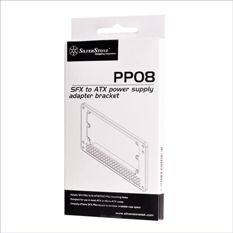 Conversion bracket for attaching SilverStone SFX power supply to ATX power supply mount SST-PP08B [Japanese authorized distributor]