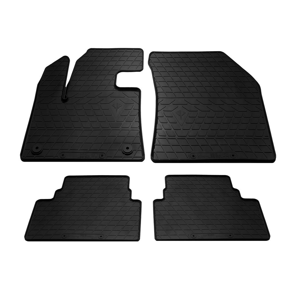 Rubber Mats (4 Pcs, Stingray Premium) for Citroen C5 Aircross 2017-