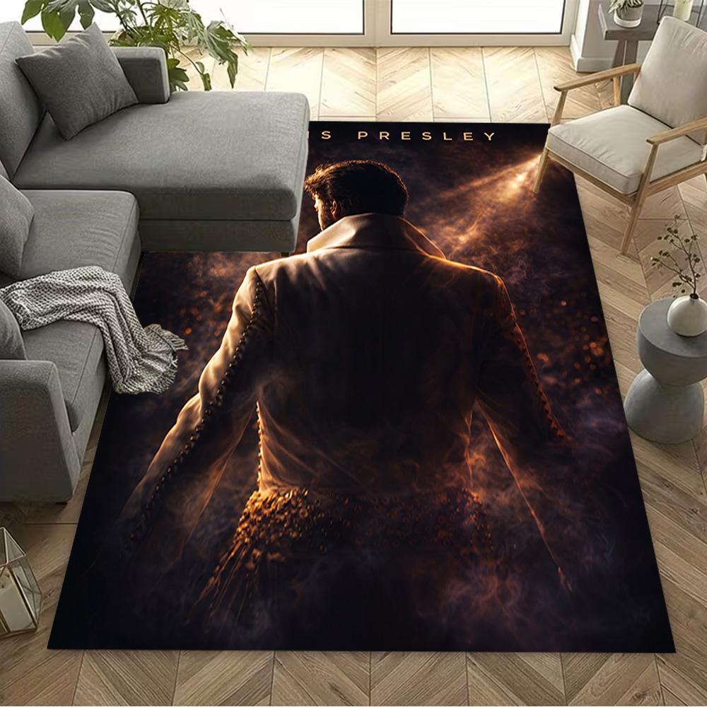 Elvis Presley Performance Floor Mat Perfect for Kitchen Foyer Playrooms Living Rooms Antislip Carpet Office home decor Gift for Festivals