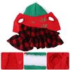 Weihnachts Hunde Katzen Kleid Warm und Leicht Kariertes Netz Herbst und Winter Haustierkleidung