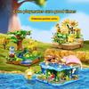 Pokmon Series Building Blocks Pikachu Psyduck Pogaman Cartoon Scene Model Bricks Collection Ornaments Kids Toys Holiday Gifts