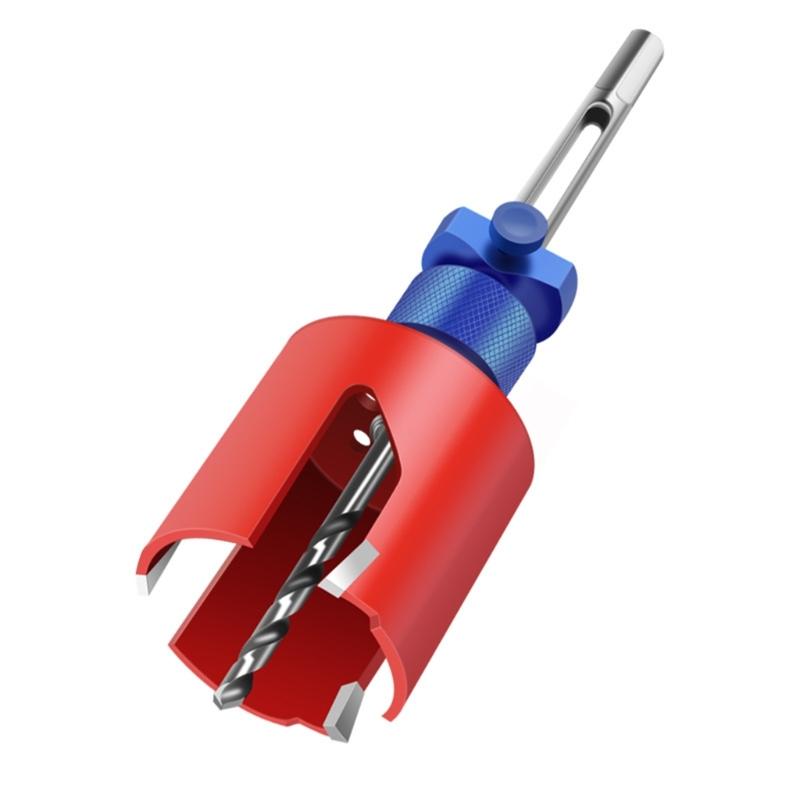 Hexagonal Handle Quick Release Hole Saw Mandrel Drill Bit For Precisions Drilling With Universal Drill Compatibility